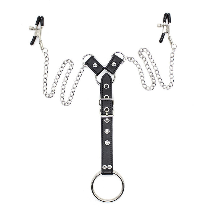 Come Closer Lux Nipple Clamp & Cock Ring | Adjustable