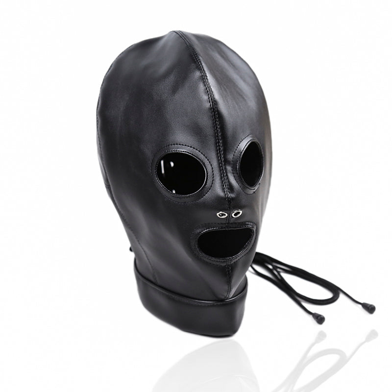Fetish Lux Macho Head Mask | Eyes & Mouth | Unisex | Vegan Leather