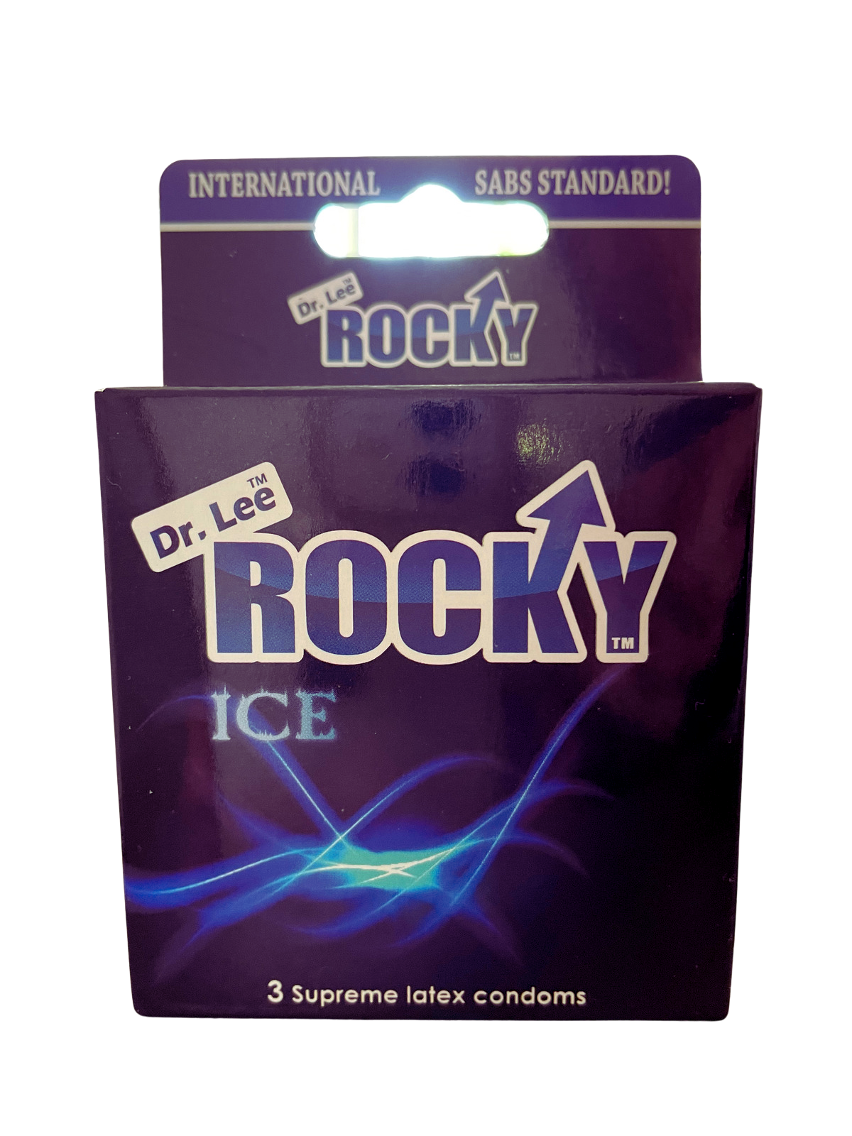 Rocky ICE | 3 Pack | Supreme Latex | Condom | One Size | SABS Approved