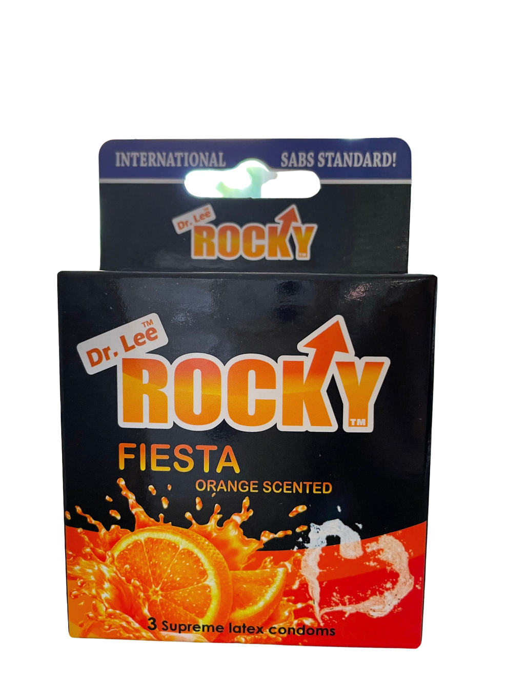 Rocky Orange | 3 Pack | Supreme Latex | Condom | One Size | SABS