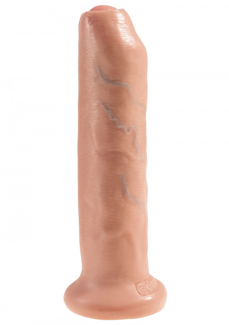 King Cock | 7" slide skin Uncut | Nude