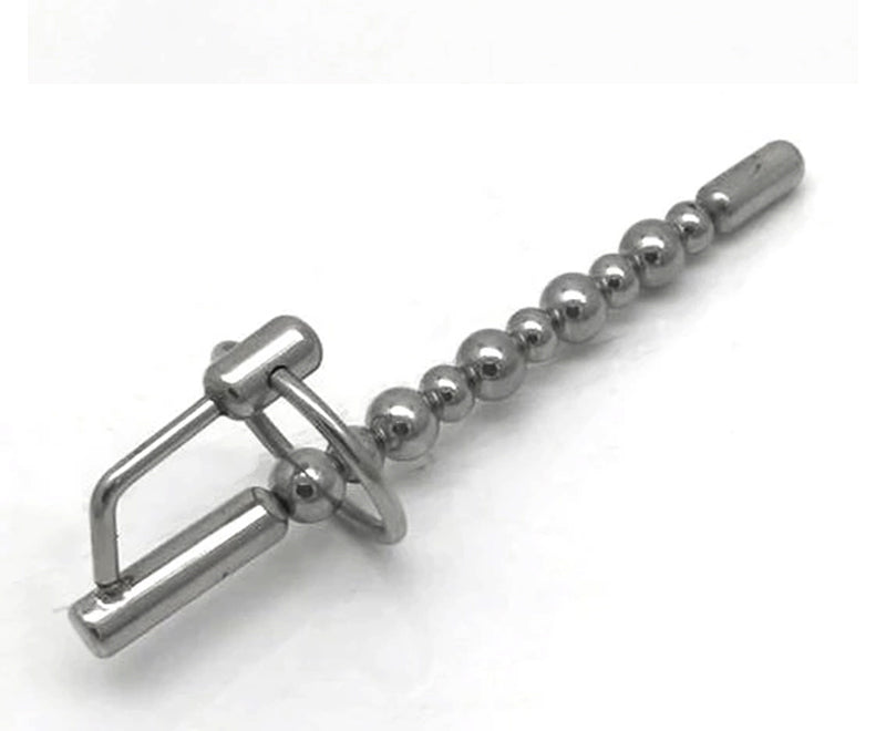 Come Closer Penis Beads Plug | Glans Ring | Chrome | Cum Stopper