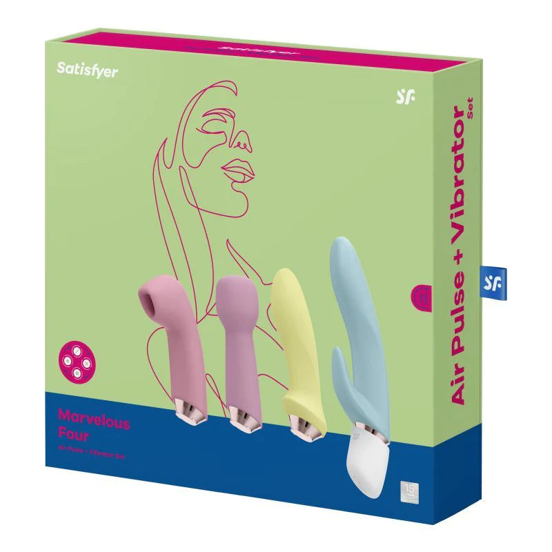 Satisfyer | Marvelous Four Collection | Air Pulse |  Rabbit | Wand | Vibrator