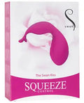 Squeeze-Me The Swan Kiss Vibrator | Pink