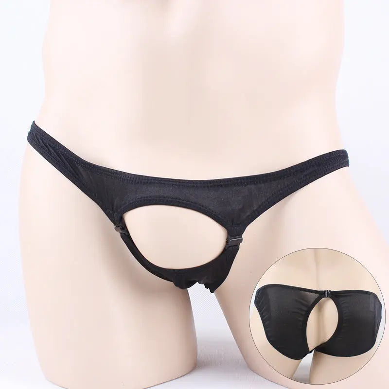 Talos Satin Briefs | Stretch | One Size | Open Back megan