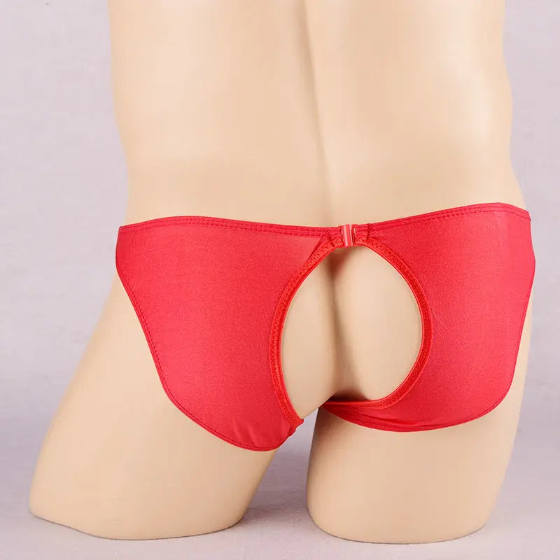 Talos Satin Briefs | Stretch | One Size | Open Back megan