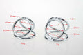 Tri-Sport Double 3 Ring  | Universal | Cock Sling | Chrome | Fetish OXBALLS