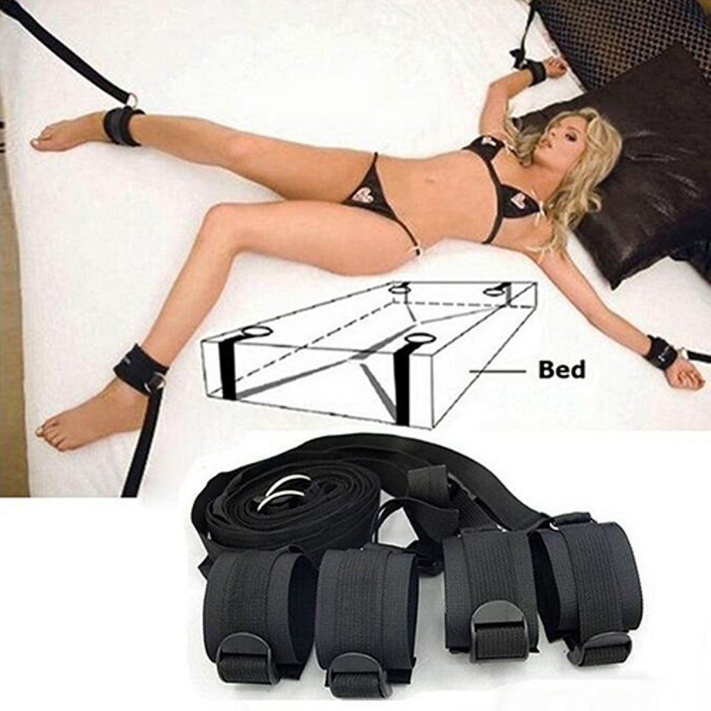 Restraint System | Bed Bondage  | Adjustable Cuffs
