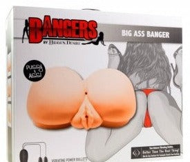 Big Ass Banger l Masturbator | Vibrating Ass & Pussy | 2 x Power Bulle…