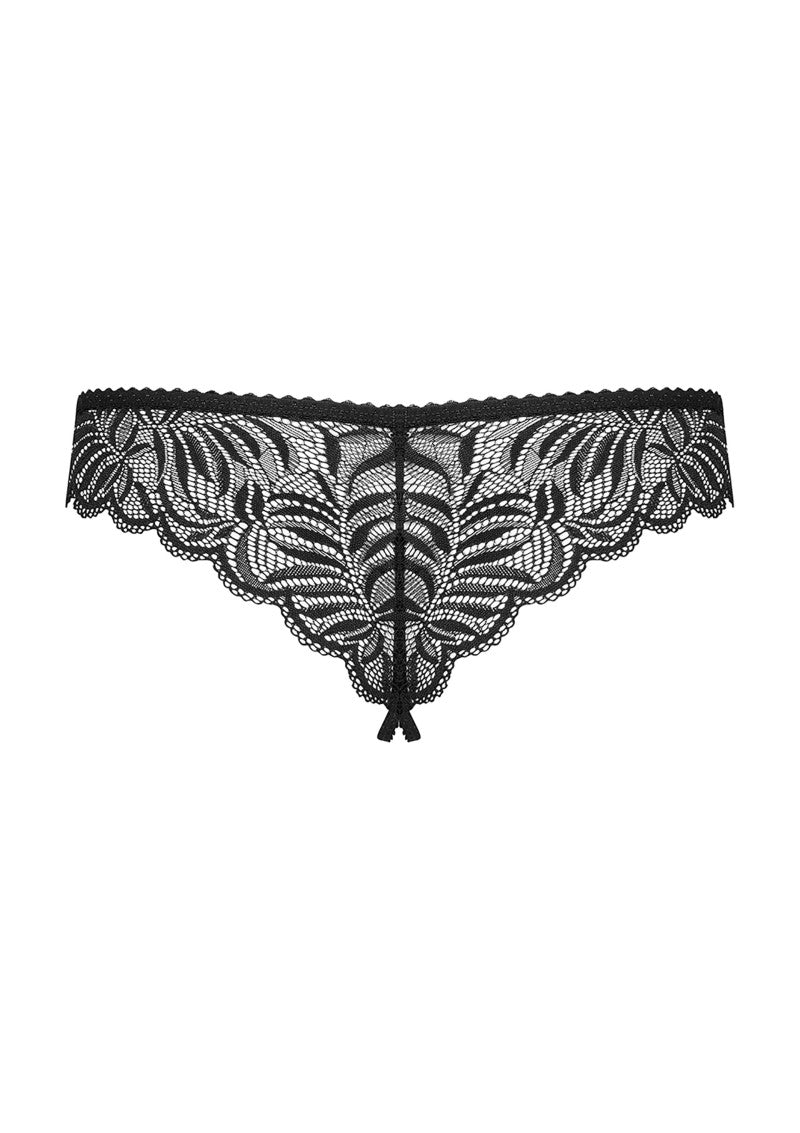 Obsessive Contica Crotchless Thong | Lace l Thong l Crouch less