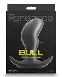 Bull Premium Silicone Plug | Black | Ergonomic  | Expand On Demand