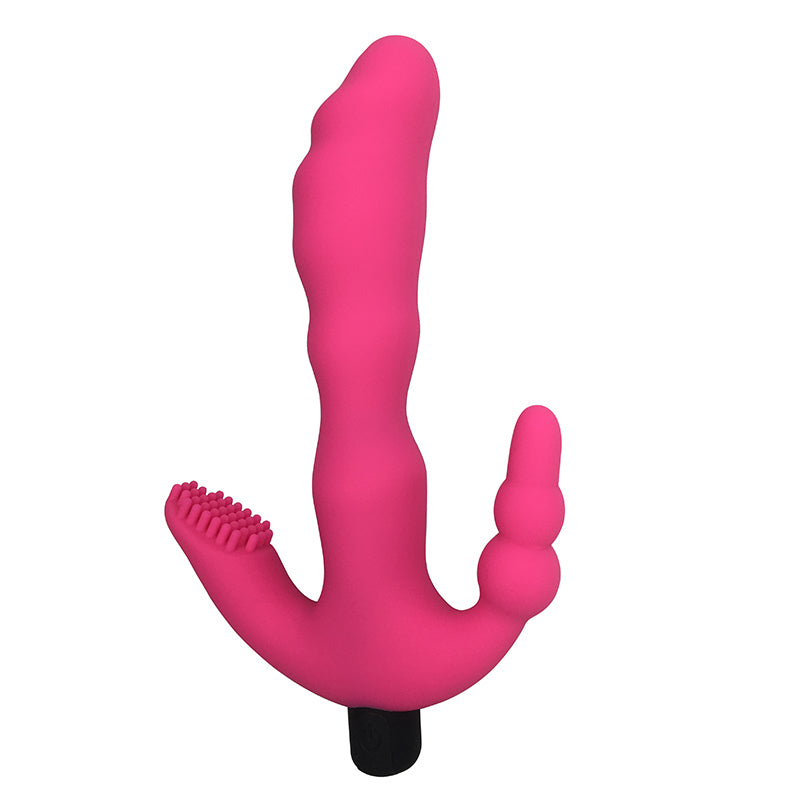 Come Closer 3 Way | Vibrator | Vagina | Clit | Anal | 10 Modes | Liqui…