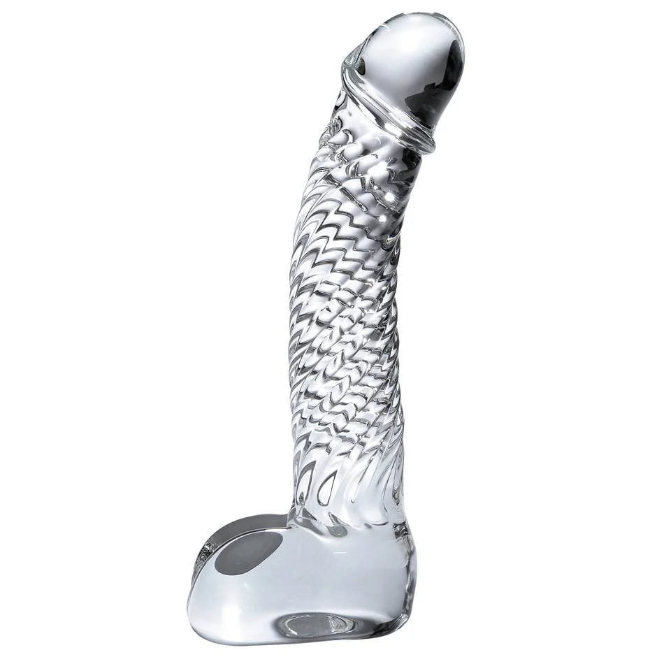 ICICLES Glass Dildo Super Slim 6.5" | Fire & Ice | Gift Box | P Spot