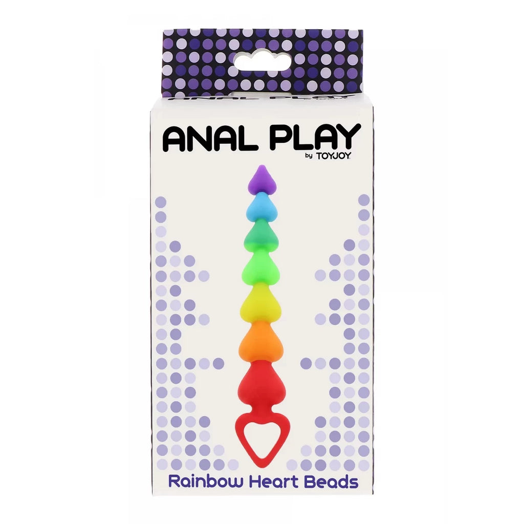 Anal Play | Rainbow | Hearts | Silicone