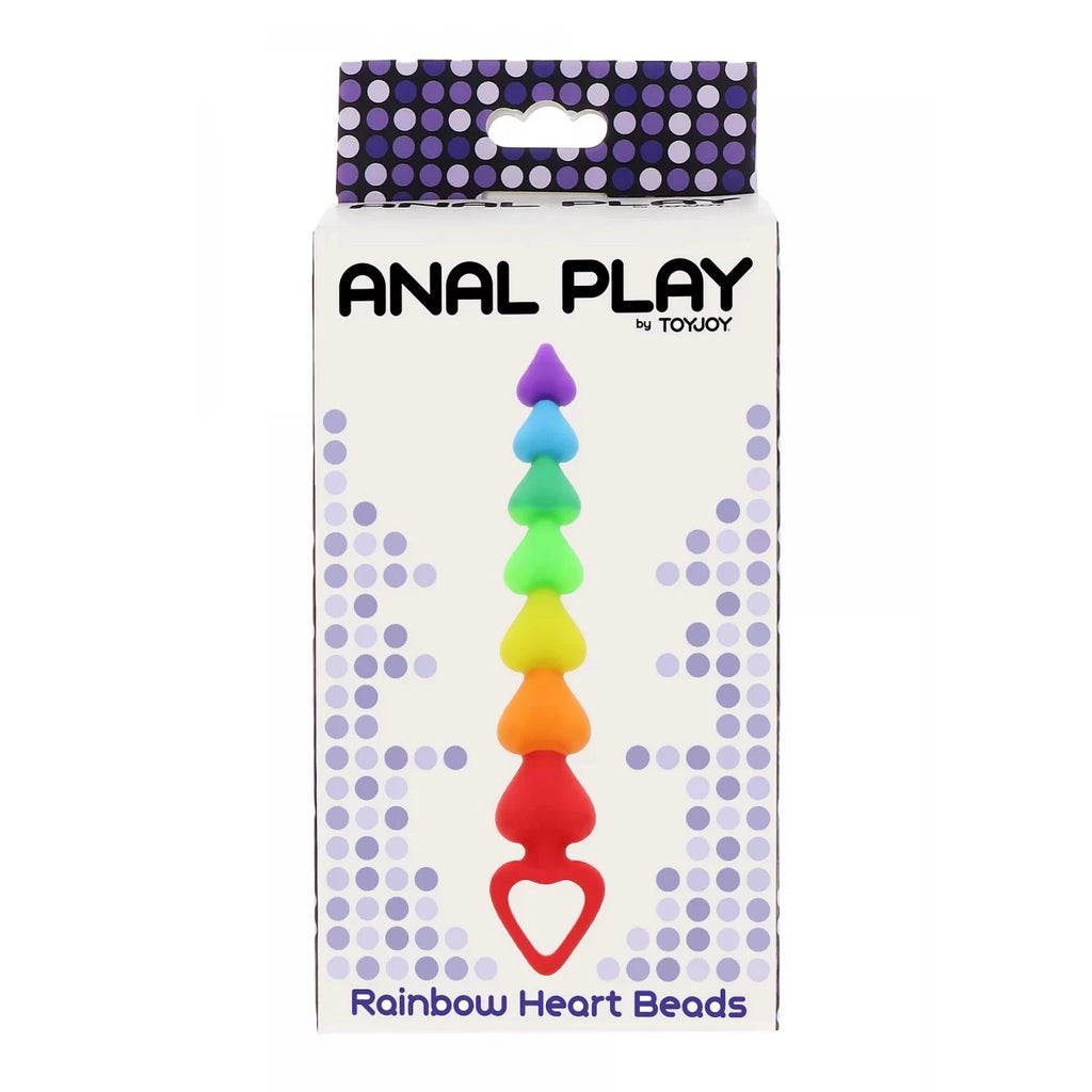 Anal Play | Rainbow | Hearts | Silicone