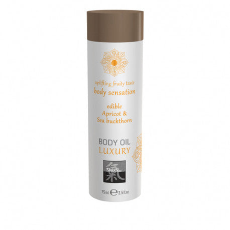 SHIATSU Edible body oil | Apricot & Sea Buckthorn | 75ml