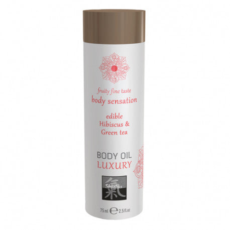 SHIATSU Edible body oil | Hibiscus & Green Tea | 75ml