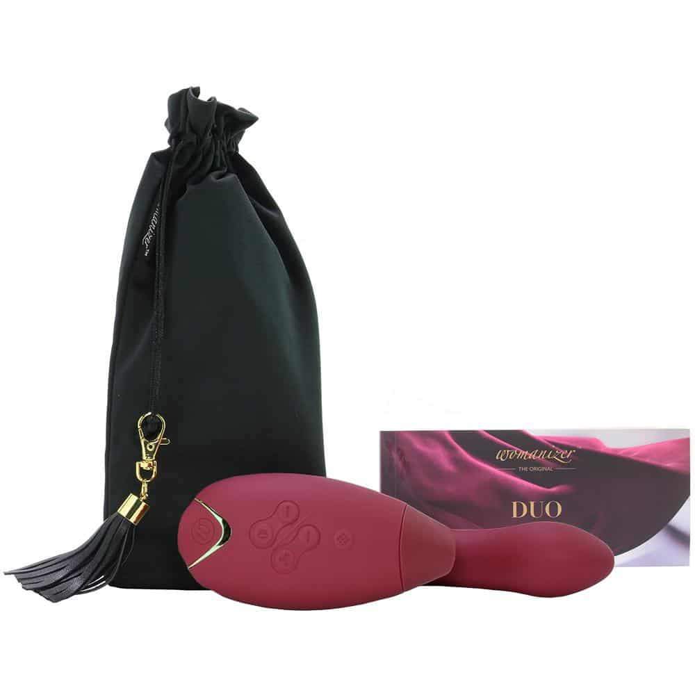 Womanizer Duo Clitoral & G-Spot Stimulator | Bordeaux