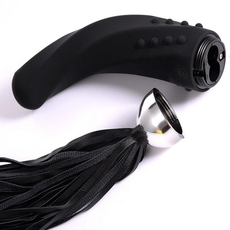 Come Closer | Vibrating Dildo | Leather Whip Flogger | P-Spot
