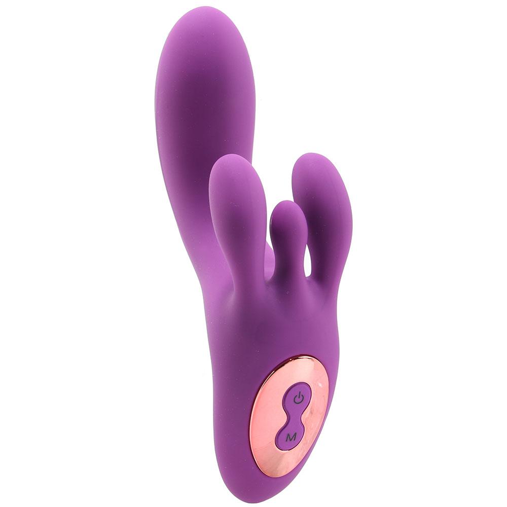 Vibes Of New York Triple Tickler Massager | Purple